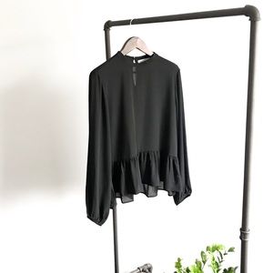 NWOT LOFT Ruffle Blouse